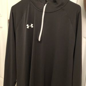 Under armour quarter zip pullover heat gear.